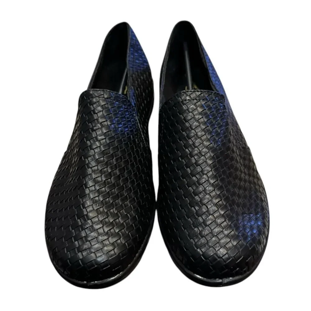 New Easy Street Eternity Women's Woven Black Comfort Flats 11